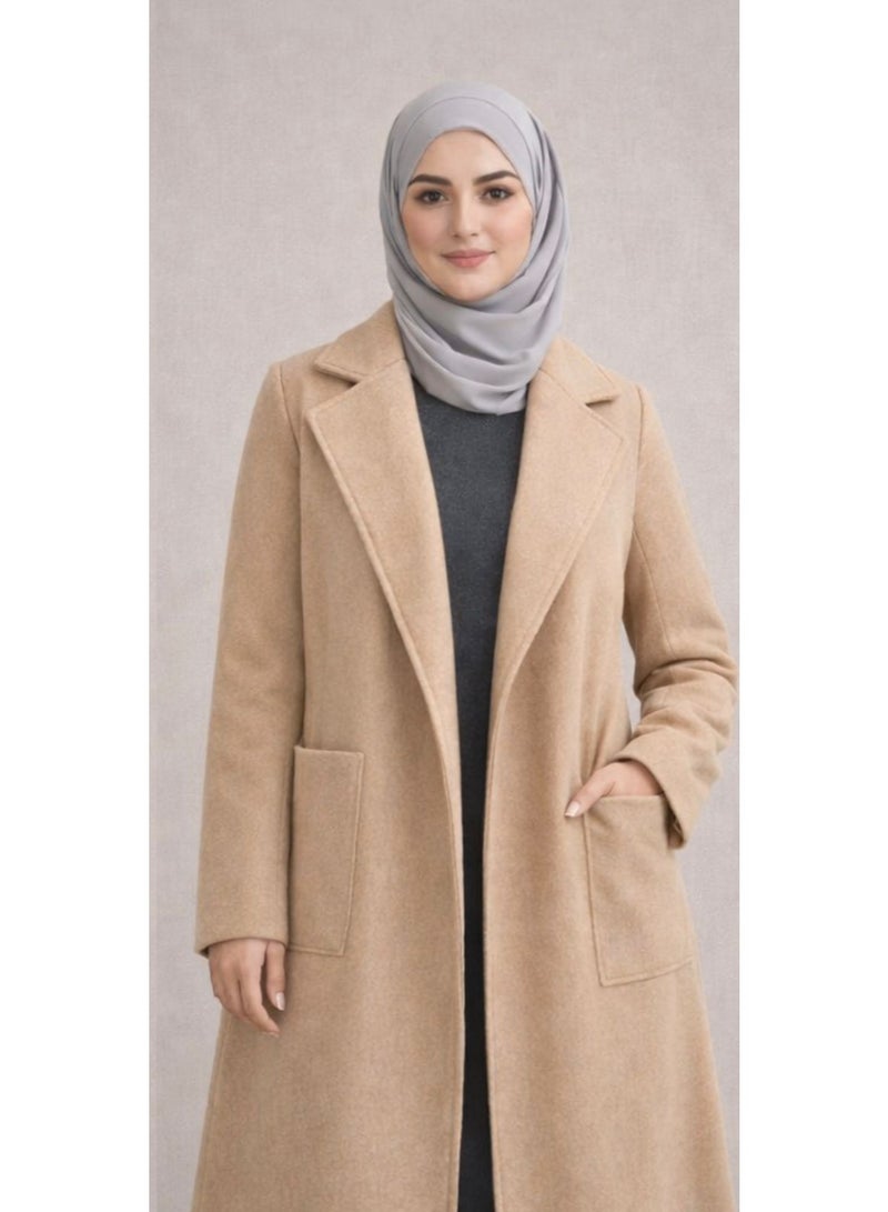 Master Jeans WOMEN LONG WOOL COAT - Image 3